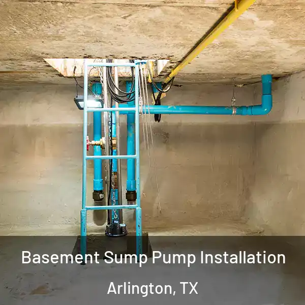  Basement Sump Pump Installation Arlington, TX