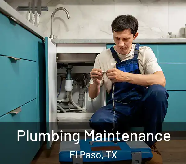  Plumbing Maintenance El Paso, TX