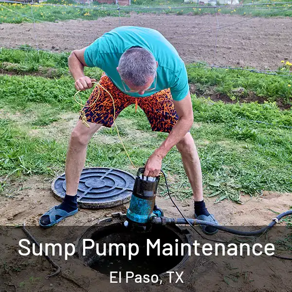  Sump Pump Maintenance El Paso, TX